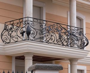 balustrada balcon fier forjat