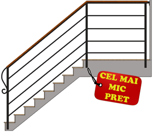 balustrada metalica pret